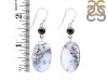 Dendritic Agate/Black Spinel Earring-2E DDA-3-60