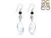Dendritic Agate/Black Spinel/Herkimer Diamond Earring-2E DDA-3-68