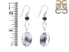 Dendritic Agate/Black Spinel/Herkimer Diamond Earring-2E DDA-3-72