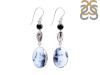Dendritic Agate/Black Spinel/Herkimer Diamond Earring-2E DDA-3-80