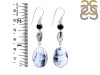Dendritic Agate/Black Spinel/Herkimer Diamond Earring-2E DDA-3-80