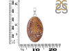 Deerfawn Jasper Pendant-SP DFJ-1-49