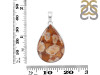 Deerfawn Jasper Pendant-SP DFJ-1-54
