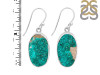 Dioptase Druzy Earring-E DPT-3-38