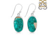 Dioptase Druzy Earring-E DPT-3-38