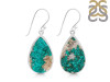 Dioptase Druzy Earring-E DPT-3-46