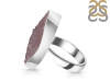 Natural Druzy Adjustable Ring-ADJ-R DRZ-2-42