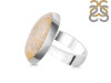 Fossilized Coral Adjustable Ring-ADJ-R FSC-2-56