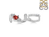Garnet & White Topaz Alphabet Z Pendant GAR-RDA-104.