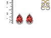 Garnet & White Topaz Stud Earring GAR-RDE-1262.