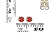 Garnet Stud Earring GAR-RDE-1321.