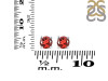 Garnet Stud Earring GAR-RDE-1321.