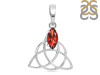 Garnet Triquetra Pendant GAR-RDN-161.