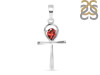 Garnet Ankh Pendant GAR-RDN-168.