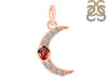 Garnet & White Topaz Pendant GAR-RDP-691.