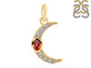 Garnet & White Topaz Pendant GAR-RDP-691.