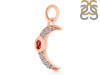 Garnet & White Topaz Pendant GAR-RDP-691.