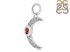 Garnet & White Topaz Pendant GAR-RDP-691.