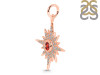 Garnet & White Topaz Pendant GAR-RDP-693.