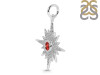 Garnet & White Topaz Pendant GAR-RDP-693.
