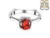 Garnet & White Topaz Ring GAR-RDR-1786.