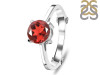 Garnet & White Topaz Ring GAR-RDR-1786.