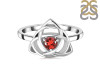 Garnet Triquetra Ring GAR-RDR-2142.