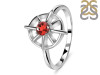 Garnet Dharma Wheel Ring GAR-RDR-2147.
