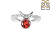 Garnet Crescent Moon Ring GAR-RDR-2151.