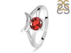 Garnet Crescent Moon Ring GAR-RDR-2151.