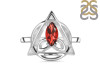 Garnet Triquetra Ring GAR-RDR-2166.