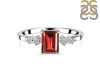 Garnet & White Topaz Ring GAR-RDR-2187.