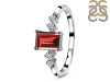 Garnet & White Topaz Ring GAR-RDR-2187.