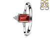 Garnet & White Topaz Ring GAR-RDR-2194.