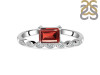 Garnet & White Topaz Ring GAR-RDR-2199.