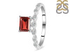 Garnet & White Topaz Ring GAR-RDR-2199.