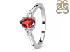 Garnet & White Topaz Ring GAR-RDR-2213.