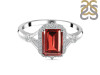 Garnet & White Topaz Ring GAR-RDR-2252.