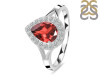 Garnet & White Topaz Ring GAR-RDR-2253.
