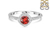 Garnet & White Topaz Ring GAR-RDR-2260.