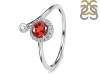Garnet & White Topaz Ring GAR-RDR-2261.
