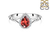 Garnet & White Topaz Ring GAR-RDR-2271.