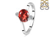 Garnet & White Topaz Ring GAR-RDR-3264.