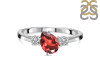 Garnet & White Topaz Ring GAR-RDR-2285.