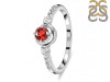 Garnet & White Topaz Ring GAR-RDR-2292.