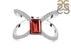 Garnet & White Topaz Ring GAR-RDR-2293.