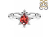 Garnet & White Topaz Ring GAR-RDR-2305.