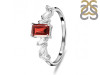 Garnet & White Topaz Ring GAR-RDR-2306.