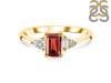 Garnet & White Topaz Ring GAR-RDR-2397.