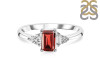Garnet & White Topaz Ring GAR-RDR-2397.